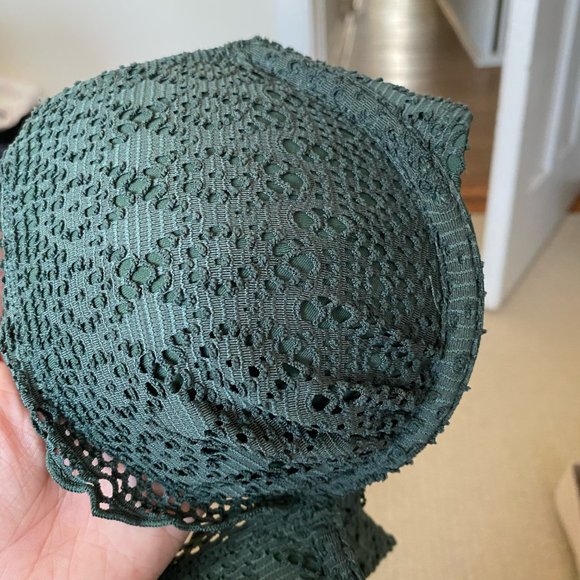 BDG Green Corduroy Hooded Cropped Jacket XS - Picture 14 of 16